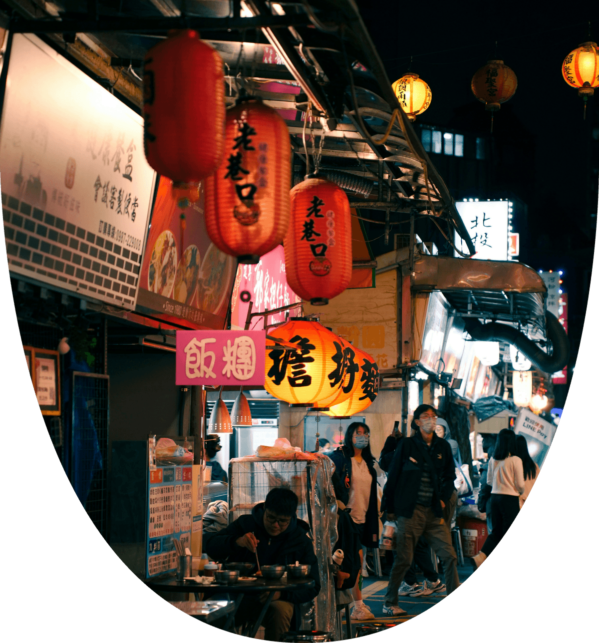 Mercato di strada asiatico