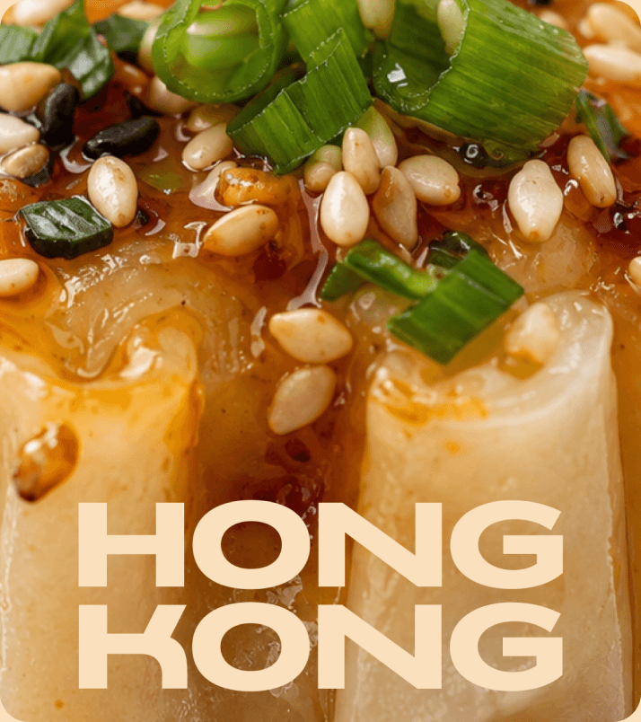 Piatto Hong Kong con noodles e ravioli