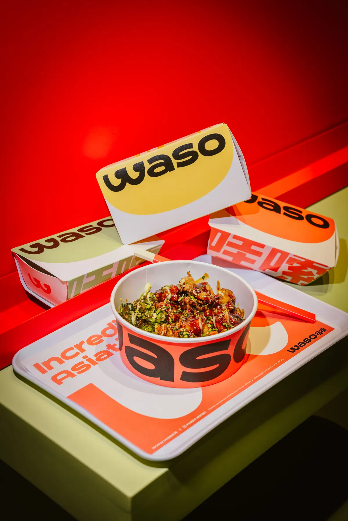 Packaging e ciotola Waso