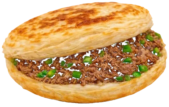 Pork Paratha Burger